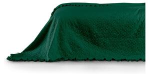 Zelený pléd cez posteľ AmeliaHome Tilia, 240 x 260 cm