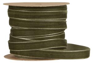 Zamatová stuha Moss Green – 10 m