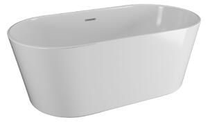 Polimat Akrylátová voľne stojaca vaňa Uzo 160x80 POLIMAT-Rozmery: 160x80, POLIMAT-Farba vane: Biela / biela lesk