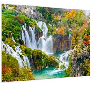 Obraz - Národný park Plitvické jazerá (70x50 cm)