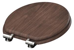 Eisl Sanitär WC sedadlo MDF Soft Close Dark Wood 80193