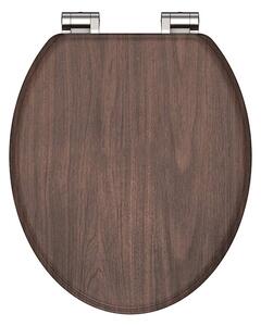Eisl Sanitär WC sedadlo MDF Soft Close Dark Wood 80193