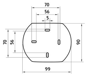 Nimco LED zrkadlo s nastaviteľ. teplotou svietivosti - ZK 20265P-26