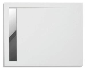 Polimat Obdĺžniková akrylátová sprchová vanička West New 110x90 (120x100) W POLIMAT-Farba: Biela, POLIMAT-Rozmery: 110x90