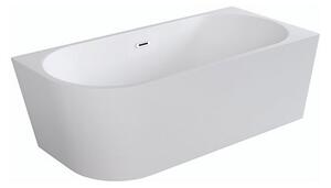 Besco Akrylátová voľne stojaca rohová vaňa Zoya 150x75 (170x80) biela