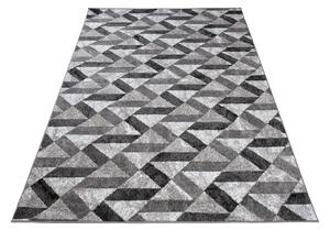 TA Koberec Q544D WHITE MAYA PP EYM Sivý Obdĺžnikový Rozmer: 80x150 cm