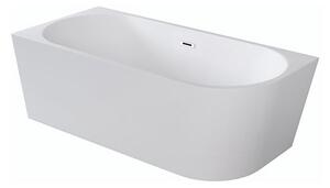 Besco Akrylátová voľne stojaca rohová vaňa Zoya 150x75 (170x80) biela BESCO-Typ výpuste: Click-Clack s prepadom, chróm, BESCO-Rozmery: 150x75, BESCO-Orientácia: Ľavá