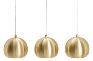 Dizajnová závesná lampa Giovani 3 zlatá