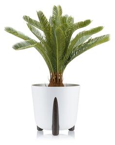 PLASTOVÝ KVETINÁČ MOSS ECO 25X26 CM BIELA