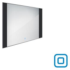 Nimco Čierne LED zrkadlo 800x600 s dotykovým senzorom - ZPC 41003V-90