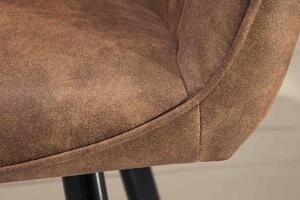 Dizajnová stolička Francesca, svetlohnedá - Skladom na SK