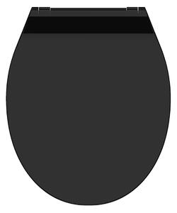 Eisl Sanitär WC sedátko Duroplast Soft Close Slim Black 82710