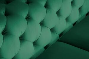 Dizajnová sedačka Rococo, 240 cm, zelená