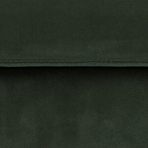 Tmavozelený zamatový puf Actona Mie, 60 x 60 cm