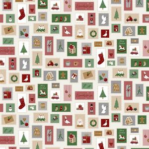 Vianočné papierové obrúsky Christmas Stamps – 50 ks