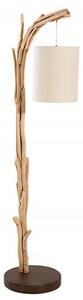 Dizajnová stojanová lampa Arielle, 160 cm, náplavové drevo