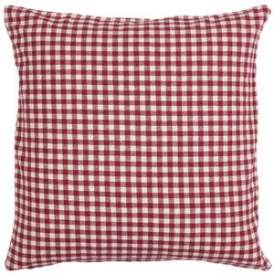 Poťah na vankúš Asta Red Checks 50 x 50 cm