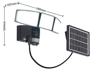 Prios Kalvito solárne nástenné LED snímač, 3-pl