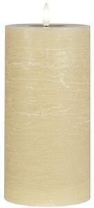 LED sviečka Pillar Light Yellow 20 cm