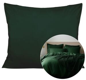 SATÉNOVÁ OBLIEČKA NA VANKÚŠ 50X60CM TMAVOZELENÁ