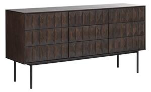 Hnedá komoda Unique Furniture Latina, dĺžka 160 cm