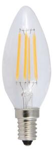 Diolamp LED Filament Candle žiarovka číra C35 4W/230V/E14/6500K/500Lm/360°