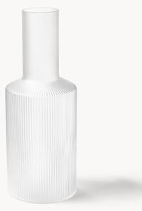 Ručne fúkaná reliéfna karafa Ripple, 1 l