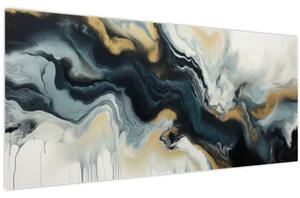 Obraz - Mramorovaná kresba (120x50 cm)