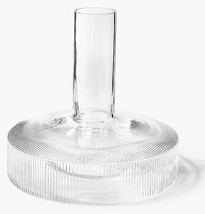 Ručne fúkaný reliéfny dekantér Ripple, 1,1 l