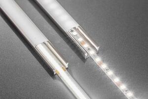 LED pásik COB teplé svetlo biele / 12V / 11W / 5m / MINI spojka pre rýchle zapojenie