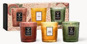 Súprava ručne vyrobených vonných sviečok Fragrant Foliage Demi, 3 ks