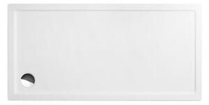 Roth Obdĺžniková akrylátová sprchová vanička FLAT KVADRO 2 ROTH-Variant: rozmery: 150x75 cm - (FLAT KVADRO 1500x750 - 8000243)