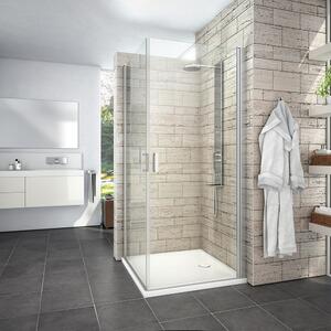 Roth Štvorcový alebo obdĺžnikový sprchovací kút LYE2+LYE2, brillant - bez vaničky ROTH-Variant: šírka ľavých dverí: 80 cm, šírka pravých dverí: 80 cm, orientácia: Uni - (LYE2/800_LYE2/800), ROTH-Profily: profily: brillant, výplň: transparent