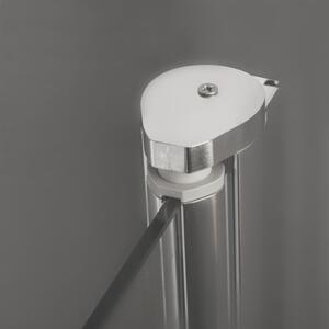 Roltechnik Outlet Štvorcový alebo obdĺžnikový sprchový kút DCO1+DB - otváracie dvere s pevnou stenou - bez vaničky ROTH-Variant: šírka dverí: 80 cm, šírka pevnej steny: 80 cm - (DCO80-DB80), ROTH-Profily: profily: brillant, výplň: transparent