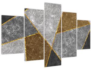 Obraz - Imitácia materiálov (150x105 cm)