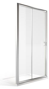Roltechnik Outlet XXL posuvné sprchové dvere MD2 pre inštaláciu do niky - bez vaničky ROTH-Variant: šírka: 120 cm - (MD2/1200 - 547-1200000-00-02), ROTH-Profily: profily: brillant, výplň: transparent