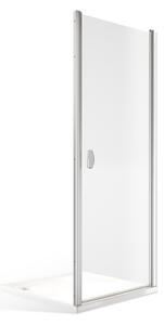 Roltechnik Outlet Jednokrídlové sprchové dvere pre inštaláciu do niky DCN1 - bez vaničky ROTH-Variant: šírka: 80 cm - (DCN1/80 - 736-8000000-00-02), ROTH-Profily: profily: brillant, výplň: transparent