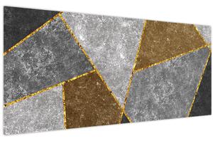 Obraz - Imitácia materiálov (120x50 cm)