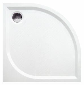 Roltechnik Outlet Štvrťkruhová sprchová vanička iCAST ROUND z liateho mramoru ROTH-Variant: rozmery: 80x80 cm - (iCAST_ROUND_80x80 - 8000219)