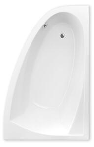 Roltechnik Outlet Asymetrická akrylátová vaňa iBATH ASYMMETRIC NEO ROTH-Variant: rozmery: 150x95 cm, orientácia: Ľavá - (iBATH_ASYMMETRIC_NEO_150L - 9170000)