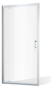 Roltechnik Outlet Otváracie jednokrídlové sprchové dvere OBDO1 - bez vaničky ROTH-Variant: šírka: 90 cm - (OBDO1/90 - 4000709), ROTH-Profily: profily: brillant, výplň: transparent