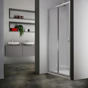Roltechnik Outlet XXL posuvné sprchové dvere MD2 pre inštaláciu do niky - bez vaničky ROTH-Variant: šírka: 120 cm - (MD2/1200 - 547-1200000-00-02), ROTH-Profily: profily: brillant, výplň: transparent