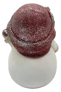 Snehuliak s ružovou LED čiapkou 25 x 18 cm Prodex A00543