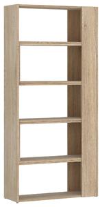 REGÁL, farba duba, 82-146/180/35 cm - Regály