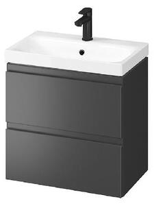 Cersanit Moduo - Skrinka s umývadlom, 57x60x38 cm, 2 zásuvky, antracit S801-469-DSM