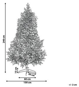 Vianočný stromček 240 cm Den (zelená). Vlastná spoľahlivá doprava až k Vám domov. 1078594