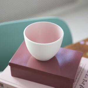 Bielo-ružová porcelánová šálka Villeroy & Boch Uni, 450 ml