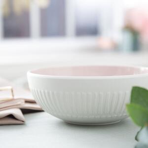 Bielo-ružová porcelánová miska Villeroy & Boch Blossom, 850 ml