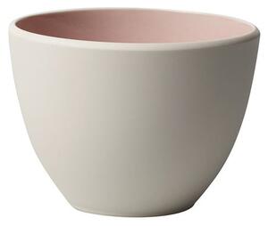 Bielo-ružová porcelánová šálka Villeroy & Boch Uni, 450 ml
