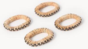 Krúžky na obrúsky Weave, 4 ks